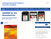 Tablet Screenshot of agnnw.de